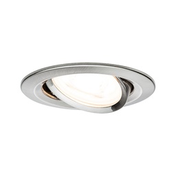 [17709] KIT SPOT ENCASTRE NOVA ROND NOIR LED 1X6,5W GU10 51MM ACIER BROSSE
