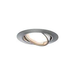 [17718] SPOT ENCASTRE COIN ORIENTABLE 1X5W GU10 51MM ACIER BRUT