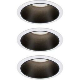 [17727] SPOT ENCASTRER COLE COIN 3 STEP DIM 3X6.5W BLANC NOIR PLASTIQUE