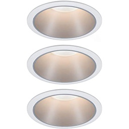 [17735] SPOT ENCASTRER COLE COIN 3 STEP DIM 3X6.5W BLANC ARGENT PLASTIQUE