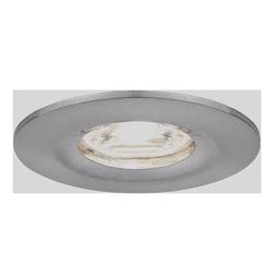 [17740] SPOT ENCASTRER NOVA MINI COIN NON GRADABLE 1X4W IP44 ACIER BROSSE
