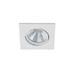 [17774] ECLAIRAGE ENCASTRE TRIO PAMIR INCL. 1 X SMD, 5,5W, 3000K, 345LM 8,5 X 8,5CM, H:5,4CM, CUTOUT D:7,2CM