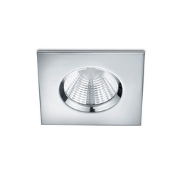[17785] ECLAIRAGE ENCASTRE TRIO ZAGROS INCL. 1 X SMD, 5,5W, 3000K, 345LM 8,5 X 8,5CM, H:5,4CM, CUTOUT D:7,2CM