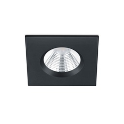 [17788] ECLAIRAGE ENCASTRE TRIO ZAGROS INCL. 1 X SMD, 5,5W, 3000K, 345LM 8,5 X 8,5CM, H:5,4CM, CUTOUT D:7,2CM