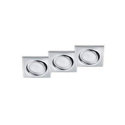 [17793] ECLAIRAGE ENCASTRE TRIO RILA INCL. 3 X SMD, 5W, 3000K, 370LM 9X9CM