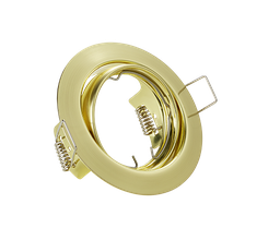 [17825] ECLAIRAGE ENCASTRE - JURA ROND DORE MAT EXCL.1XGU10 MAX.15W D:9CM