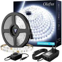 [17969] FUNCTION KIT RUBAN SIMPLE LED 10M BLANC CHAUD 22W 230/12V DC BLANC METAL PLASTIQUE