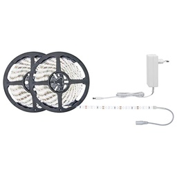 [17970] FUNCTION KIT RUBAN SIMPLE LED 5M BLANC LUMIERE JOUR 17W 230/12 V DC BLANC METAL PLASTIQUE
