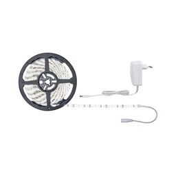 [18815] FUNCTION KIT RUBAN SIMPLE LED 7,5M BLANC LUMIERE JOUR 20W 230/12 V DC BLANC METAL PLASTIQUE