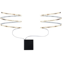[17982] FUNCTION MOBIL STRIPE 2X80CM BLCH 1,2W BLANC 9V 4XAA BLANC METAL PLASTIQUE