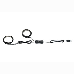 [17984] FUNCTION USB-STRIPE 2X50CM RGB 2,5W 5V NOIR METAL