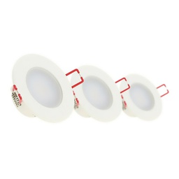 [18121] LOT DE 3 SPOT INTEGRES LED 345LM IP65 4000K