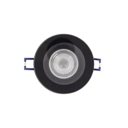 [18148] LOT DE 3 SPOT GU10 50W 4000K ROND NOIR IP44