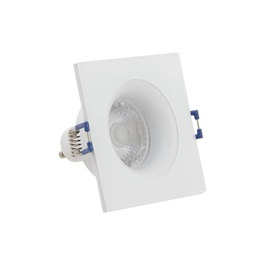 [18151] LOT DE 3 SPOT GU10 50W 4000K CARRE BLANC IP44