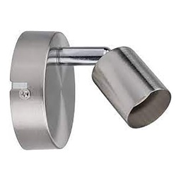 [18156] SPOT CAROLINA MAX1X10W GU10 NICKEL DEPOLI
