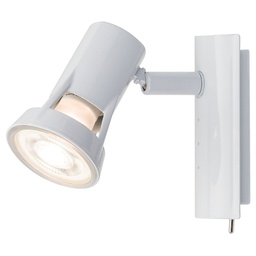[18166] SPOT TEJA MAX 1X10W GU10 BLANC METAL