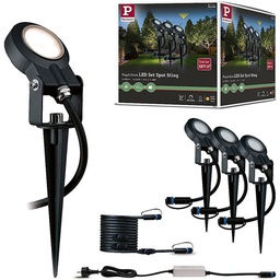 [18197] SPOT A PIQUET STING PLUG &amp; SHINE EXTERIEUR IP67 3X6W 24V GRADABLE