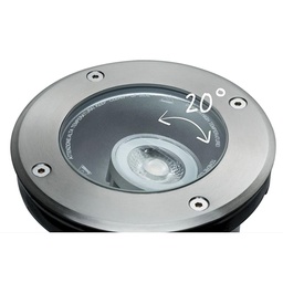 [18202] SPOT ENCASTRE AU SOL LED IP67 609LM 3000K 20°