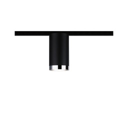 [18232] SPOT URAIL TUBE MAX10W GU10 NOIR DEPOLI/CHROME