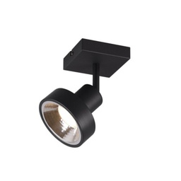 [18259] SPOT TRIO LEON EXCL. 1xGU10 MAX. 35W NOIR MAT
