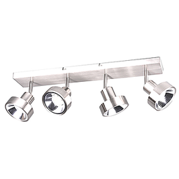 [18266] SPOT TRIO LEON EXCL. 4xGU10 MAX.35W NICKEL MAT