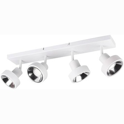 [18267] SPOT TRIO LEON EXCL. 4 X GU10 MAX.35W BLANC