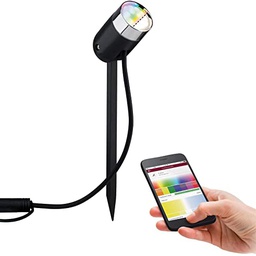 [18330] SPOT EXTERIEUR PLUG &amp; SHINE COLOUR PIKE RGBW 4W TELECOMMANDE