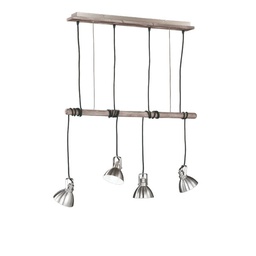 [18498] SUSPENSION TIMBER 4XE14 28W