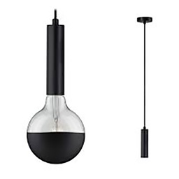[18518] SUSPENSION NEORDIC KINE MAX 1X20W E27 NOIR