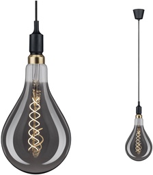 [18526] SUSPENSION KETIL MAX1X20W E27 NOIR PLASTIQUE