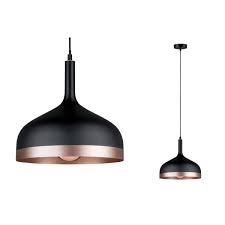 [18528] SUSPENSION MAX1X20W NOIR CUIVRE METAL