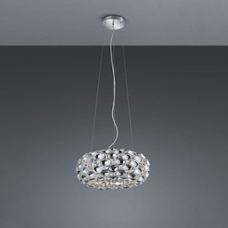 [18545] SUSPENSION REALITY SPOON EXCL. 3 X E14, MAX. 40W H:150CM, D:45CM