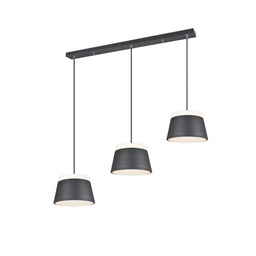 [18602] SUSPENSION TRIO BARONESS EXCL. 6 X E14 Blanc mat