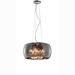 [18618] SUSPENSION TRIO VAPORE INCL. 6 X G9, 42W, 2800K, 624LM D:50CM, H:150CM