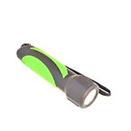 [18675] TORCHE BI-MATIERE 17.5 CM LED 1W LED NOUVELLE GENERATION FONCTIONNE AVEC 4 PILES AA LR06 (NON FOURNIES)