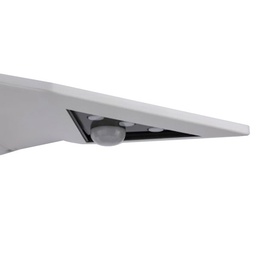 [18689] APPLIQUE SOLAIRE D EXTERIEUR YOKO BLANC AVEC DETECTEUR DE MOUVEMENT IP44 150LM