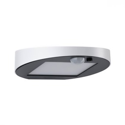 [18691] APPLIQUE EXTERIEURE SOLAIRE RYSE BLANC AVEC DETECTEUR DE MOUVEMENT IP44 100LM