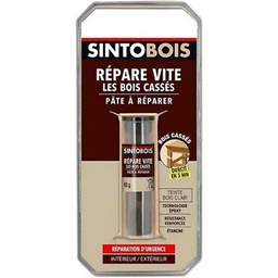 [19066] SINTOBOIS PATE EPOXY CLAIR TUBE 60GR