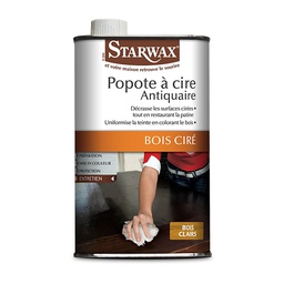 [19105] POPOTE CIRE ANTIQUAIRE BOIS CLAIR 500ML