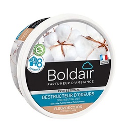 [19114] GEL DESTRUCTEUR ODEURS FLEUR DE COTON BOLDAIR 300G