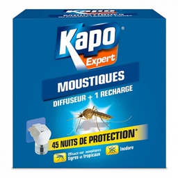 [19168] KAPO EXPERT DIFFUSEUR ELECTRIQUE MOUSTIQUES LIQUIDE X1