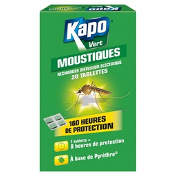 [19177] RECHARGE DIFFUSEUR ELECTRIQUE MOUSTIQUES 20 TABLETTES