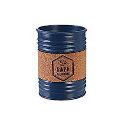 [15881] BOUGIE POT METAL UN PAPA EN OR ASSORTI