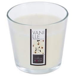 [15884] BOUGIE PARFUMEE 2 MECHES BOIS LAB VERRE 260GR
