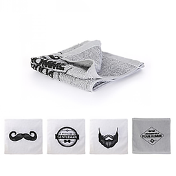 [15942] SERVIETTE COMPRESSEE SPECIAL BARBE 30X30CM