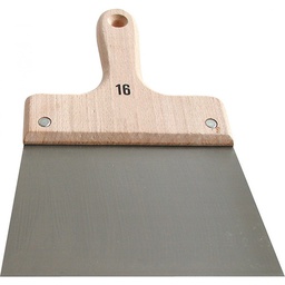 [19579] COUTEAUX A ENDUIRE ACIER BOIS 16CM