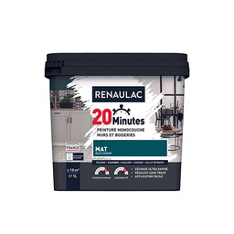 [110359] RENAULAC 20MN MURS ET BOISERIES MAT BLEU CANARD 1L