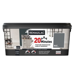 [110370] RENAULAC 20MN MURS ET BOISERIES MAT GRIS ARDOISE 2,5L