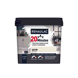 [110389] RENAULAC 20MN MURS ET BOISERIES SATINE BEIGE SABLE 1L