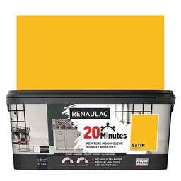 [110412] RENAULAC 20MN MURS ET BOISERIES SATINE JAUNE 70S 2,5L
